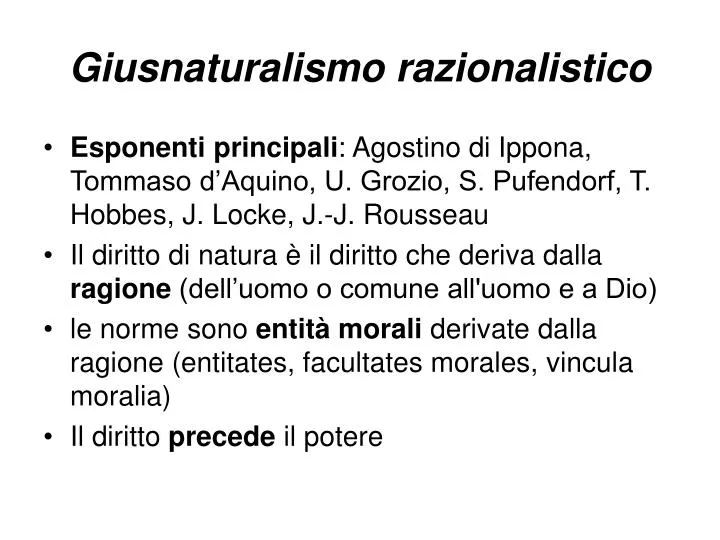 giusnaturalismo razionalistico