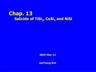 2004-May-12 JaeYeong Kim