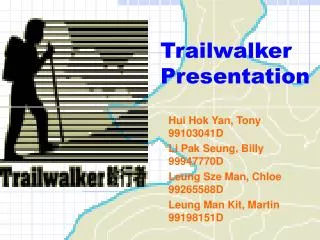 Trailwalker Presentation
