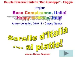 Scuola Primaria Paritaria “San Giuseppe” - Foggia