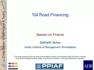 Toll Road Financing