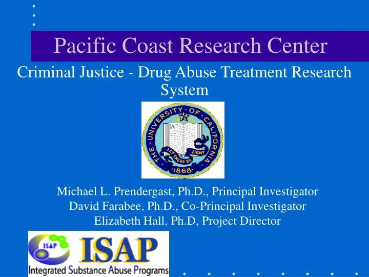 pacific coast research center