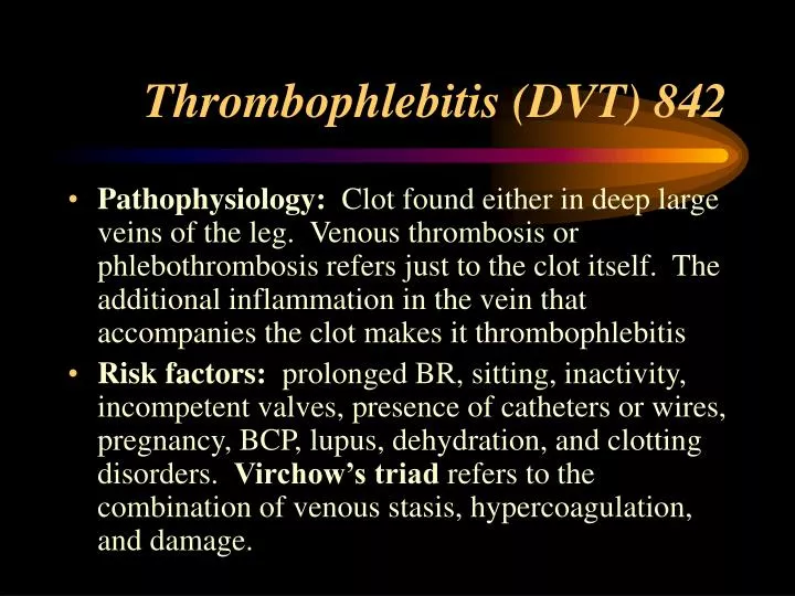 thrombophlebitis dvt 842