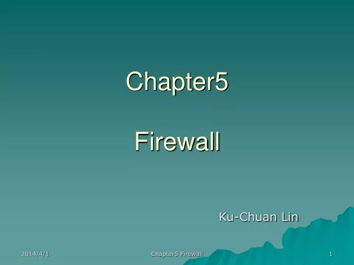 chapter5 firewall
