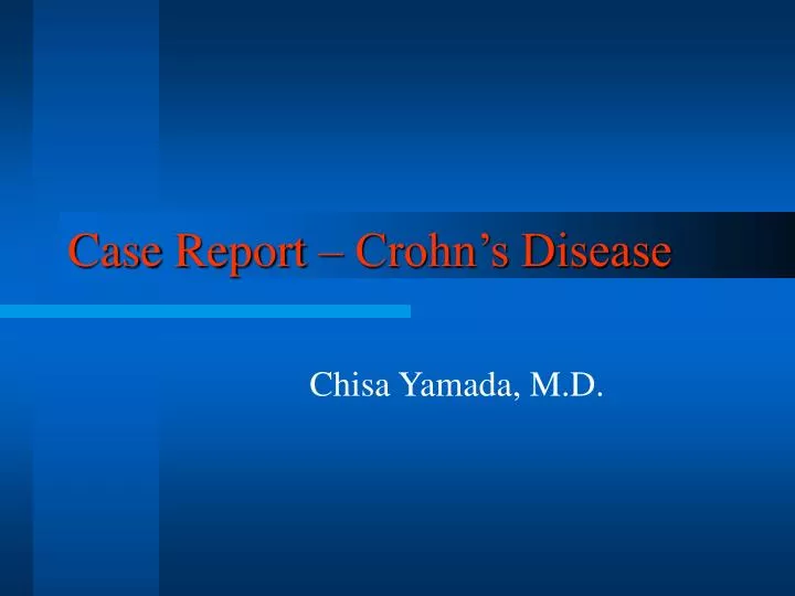 case report crohn s disease