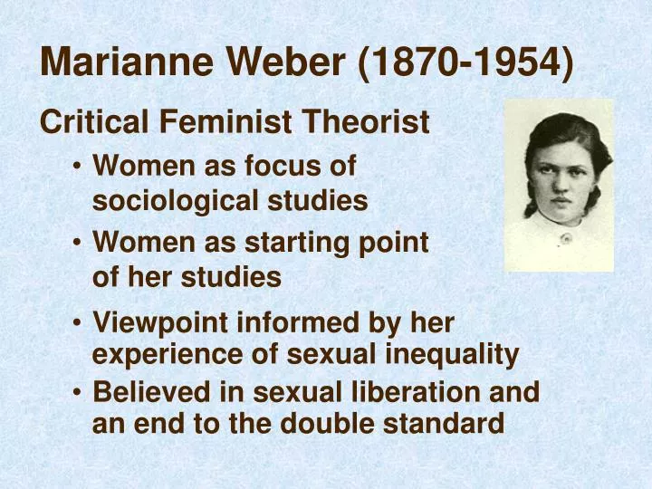 marianne weber 1870 1954