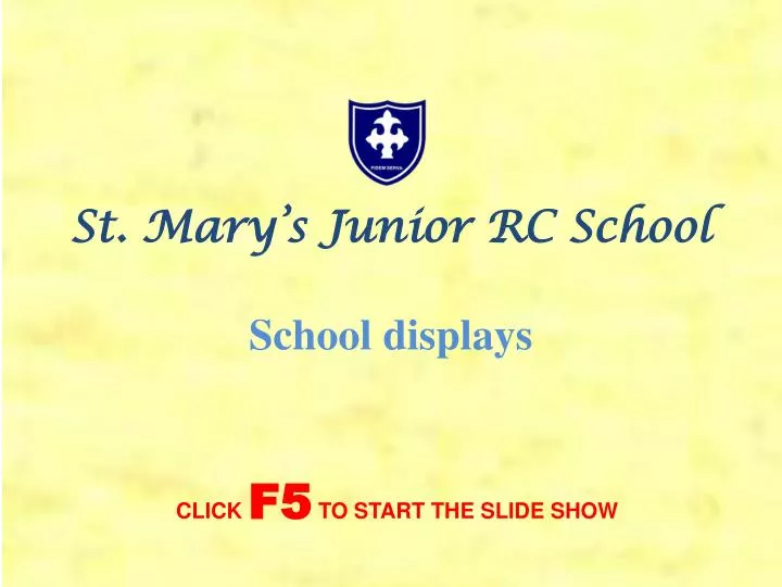st mary s junior rc school school displays