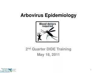 Arbovirus Epidemiology