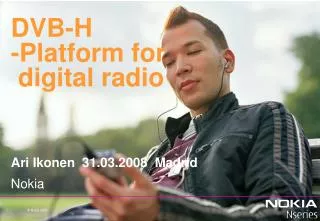 DVB-H -Platform for digital radio