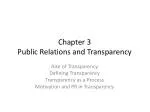 Chapter 3 Public Relations and Transparency - slide 1