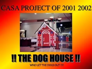 CASA PROJECT OF 2001 2002