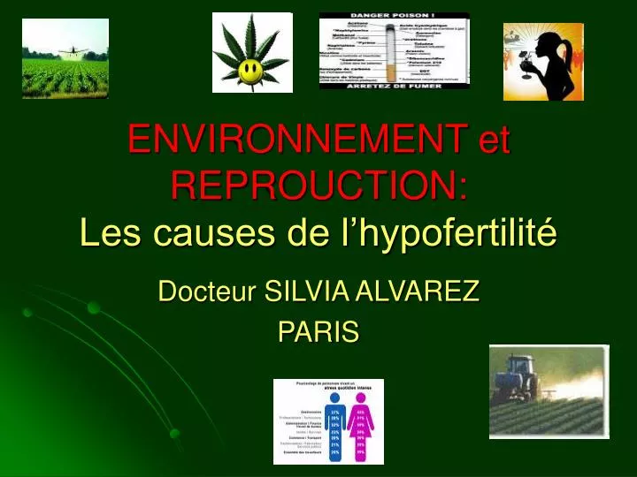 environnement et reprouction les causes de l hypofertilit