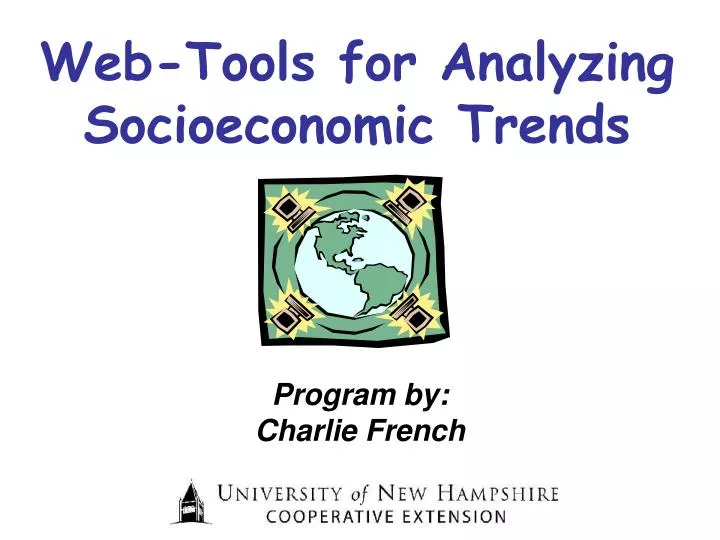 web tools for analyzing socioeconomic trends