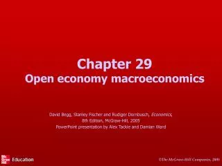 Chapter 29 Open economy macroeconomics