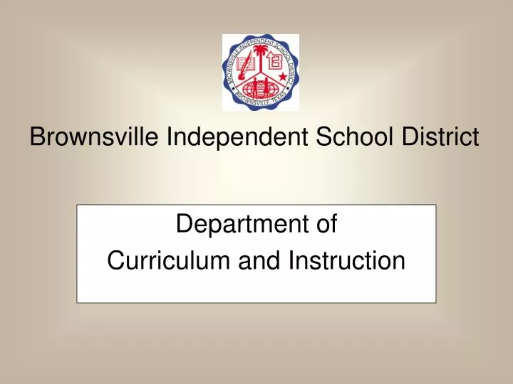 department of curriculum and instruction