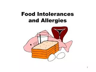 Food Intolerances and Allergies