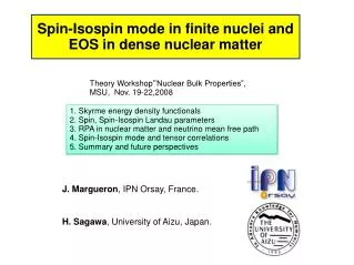 Spin-Isospin mode in finite nuclei and EOS in dense nuclear matter