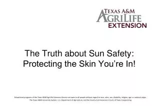 The Truth about Sun Safety: Protecting the Skin You’re In!