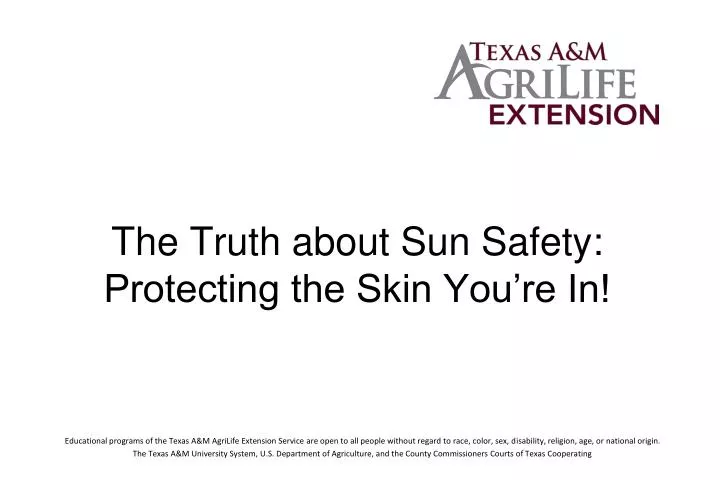 the truth about sun safety protecting the skin you re in