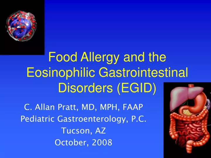 food allergy and the eosinophilic gastrointestinal disorders egid