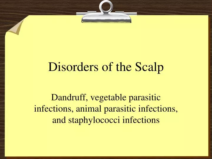 disorders of the scalp