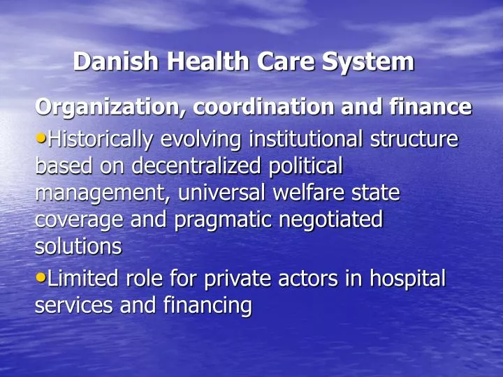danish health care system