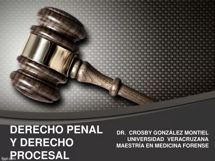 derecho penal y derecho procesal