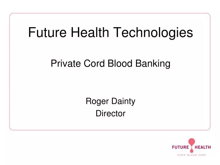 future health technologies