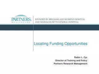 Locating Funding Opportunities