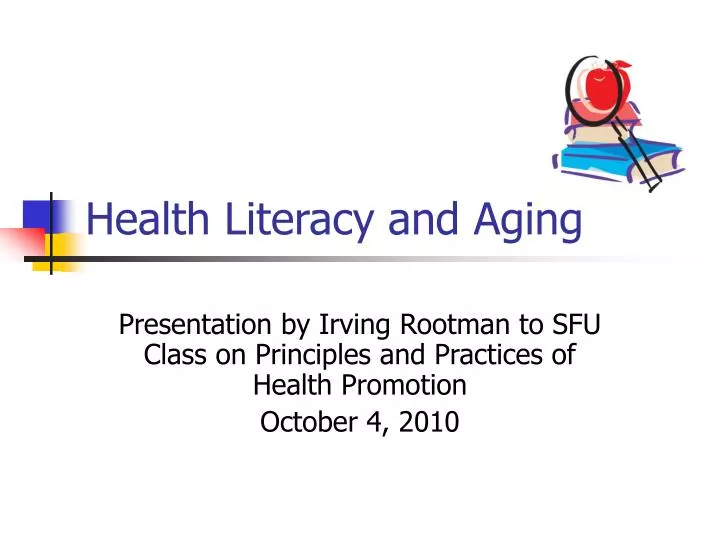 health literacy and aging