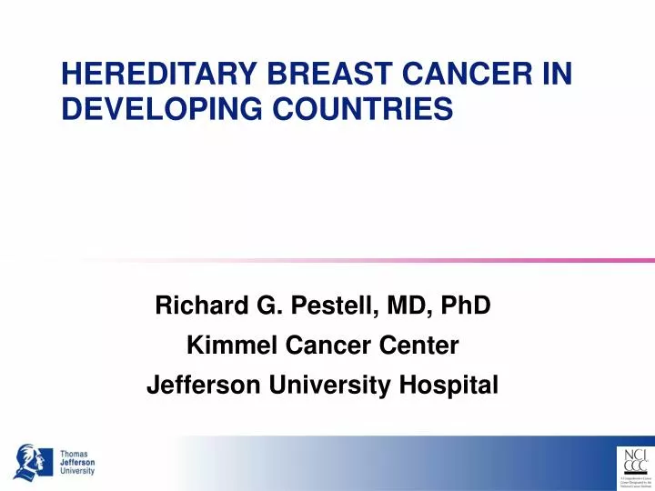 hereditary breast cancer in developing countries