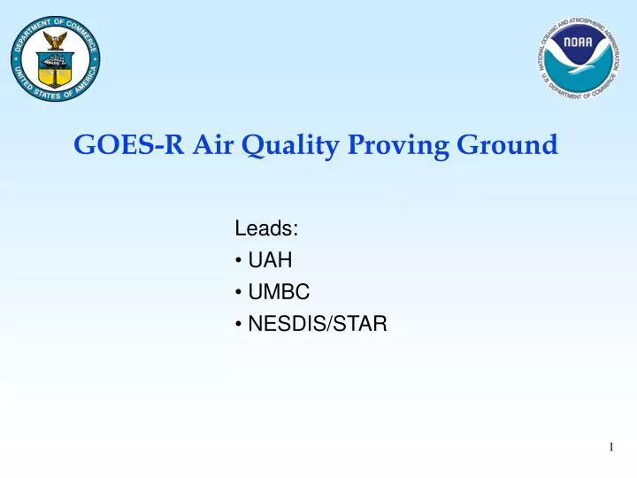 goes r air quality proving ground