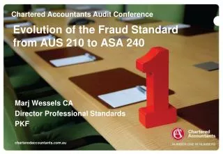 Evolution of the Fraud Standard from AUS 210 to ASA 240