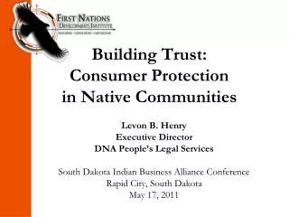 Building Trust: Consumer Protection in Native Communities