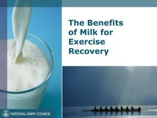 The Benefits of Milk for Exercise Recovery