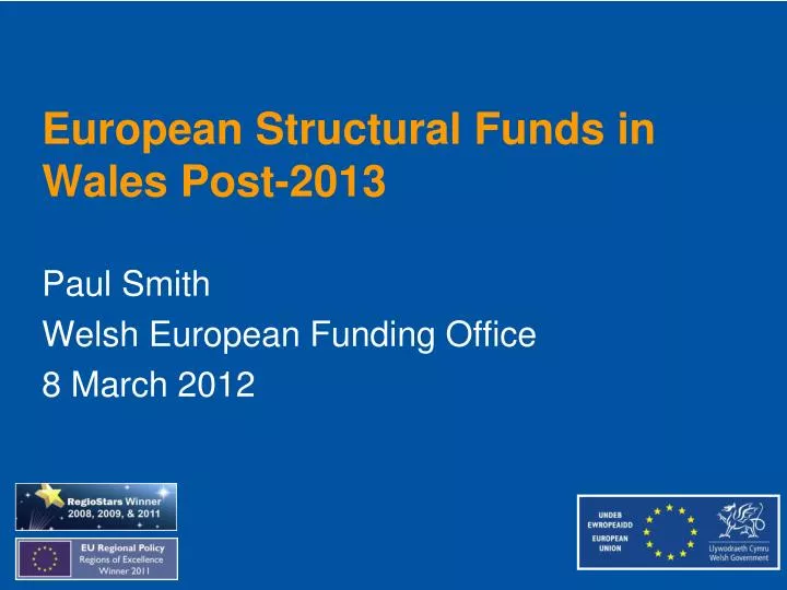 european structural funds in wales post 2013