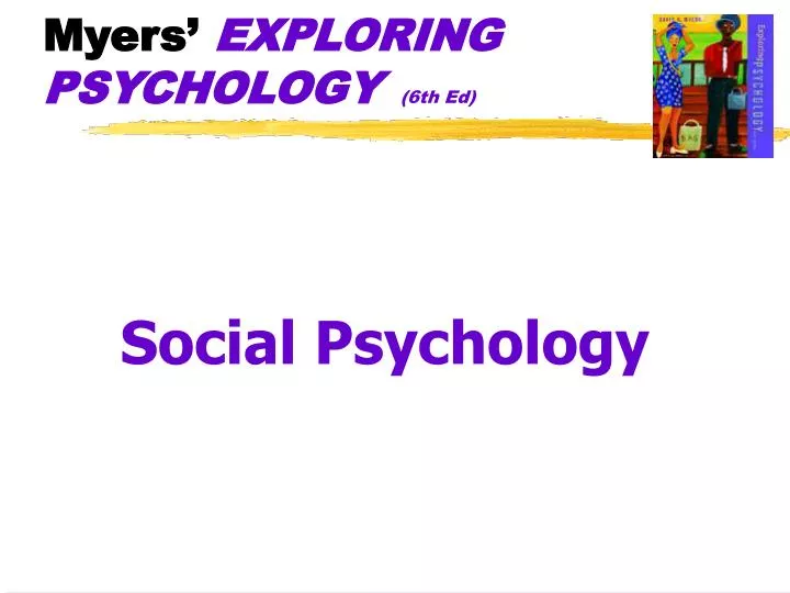 myers exploring psychology 6th ed