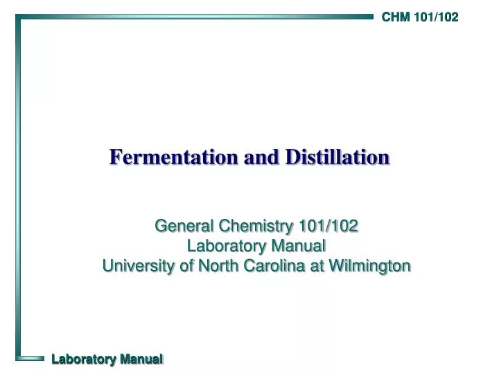 fermentation and distillation