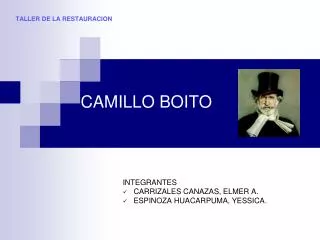 camillo boito