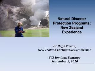 Natural Disaster Protection Programs: New Zealand Experience