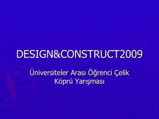 design construct2009