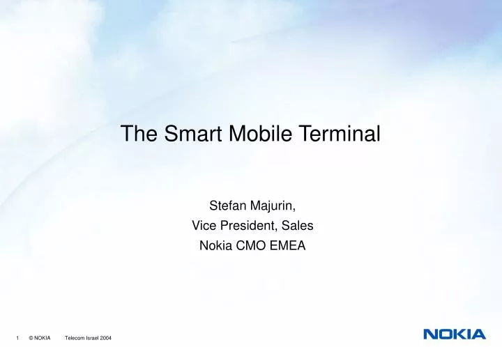 the smart mobile terminal