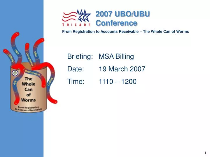 briefing msa billing date 19 march 2007 time 1110 1200