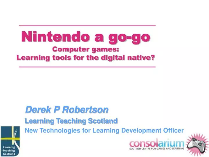 nintendo a go go computer games learning tools for the digital native