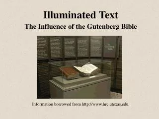 Illuminated Text