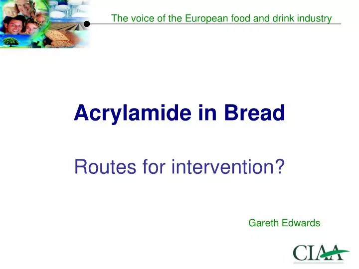 acrylamide in bread