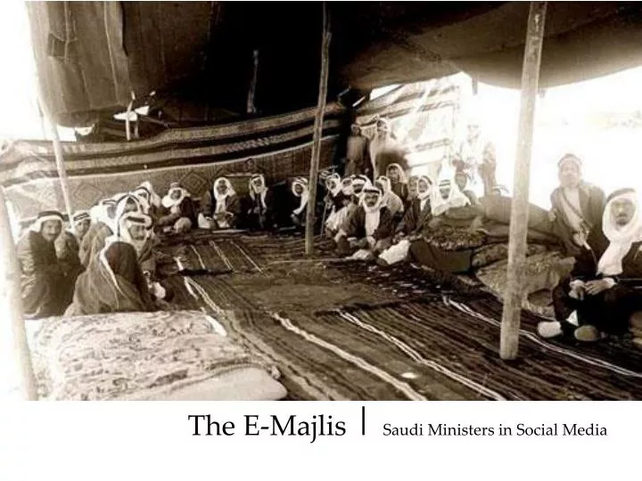 the e majlis saudi ministers in social media