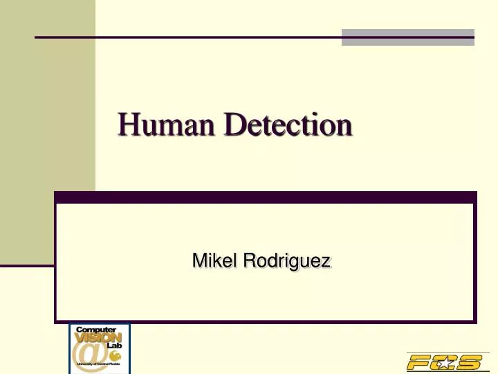 human detection