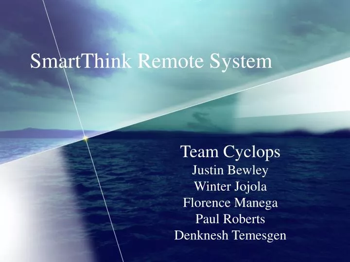 smartthink remote system