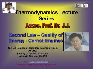 Thermodynamics Lecture Series